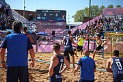 Deutsch: Beachhandball bei den Olympischen Jugendspielen 2018; Tag 7, 13. Oktober 2018; Jungen, Halbfinale – Argentinien-Portugal 1:2 English: Beach handball at the 2018 Summer Youth Olympics at 13 October 2018 – Boys Semifinal – Argentina-Portugal 1:2