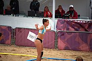 Deutsch: Beachhandball bei den Olympischen Jugendspielen 2018; Tag 5, 10. November 2018; Mädchen, Hauptrunde - Kroatien-Argentinien 1:2 English: Beach handball at the 2018 Summer Youth Olympics at 11 October 2018 – Girls Main Round – Croatia-Argentina 1:2