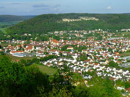 Beilngries vom Hirschberg aus