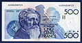 Belgium banknotes 500 Francs banknote of 1982, Constantin Meunier.jpg