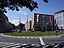 Bielefeld, Deutschland: Willy-Brandt-Platz, Blick entlang der Herforder Straße in Richtung Jahnplatz.