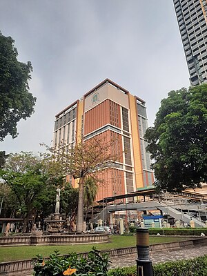 Blessed Pier Giorgio Frassati Building, which houses both the Senior High School and the College of Information and Computing Sciences. Blessed Pier Giorgio Frassati, O.P. Building.jpg