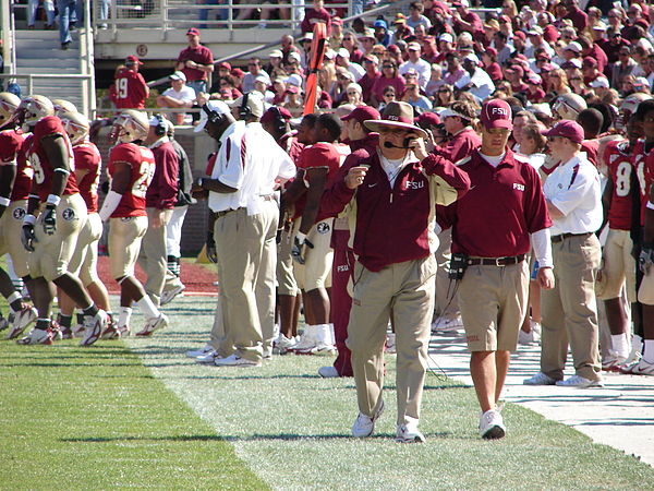 Bowden on the sidelines of the November 4, 2006, game against Virginia