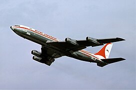 'n Air India Boeing 707-320B in 1976