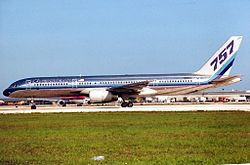 Разбившийся самолёт в 1990 году (в период эксплуатации в Eastern Air Lines)