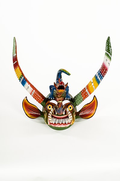 File:Bolivian mask Wellcome L0044844.jpg