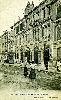 Le théâtre de l'Alcazar vers 1900.