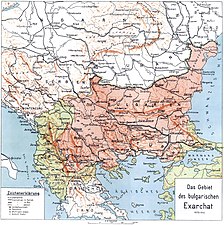 Ozemlje Bolgarskega eksarhata v letih 1870-1913