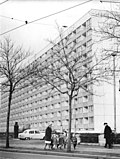 Leipzig, Johannisplatz, Neubauten, Wohnblock (1966)