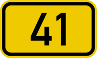 File:Bundesstraße 41 number.svg