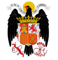 Опростена версия на герба за насърчаване на бюрократични цели. Използван е върху марки, лотарийни билети, документи за самоличност и сгради. Популярното му име е „герб на орела“ (1938 – 1945).