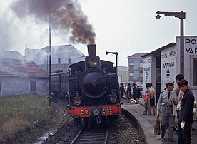 Estação de Póvoa de Varzim em 1970