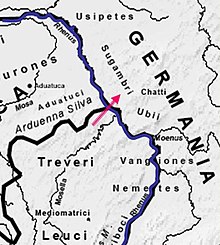 Caesar'S Rhine Bridges - Wikipedia