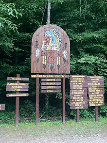 Camp Kootaga entrance sign. Camp Kootaga entrance sign.jpg