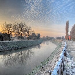 Canale Naviglio - Albareto, Modène, Italie - 28 décembre 2010 03.jpg