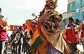 De duivels dansen op het carnaval van Oruro