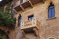 Balcon de la maison de Juliette.