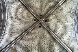 Clave de bóveda de la catedral de Angers.