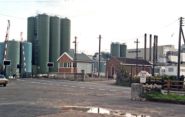 The site of the station in 1984