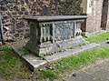 Chest tomb outside the Church of Saint Mary Magdalene in East Ham.