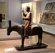 Christus auf dem Palmesel, Nürnberg, um 1370/80, Erlenholz, Germanisches Nationalmuseum, Nürnberg