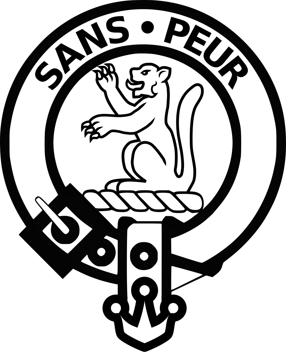 Download File Clan Member Crest Badge Clan Sutherland Svg Wikipedia