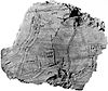 Tablette d'argile contenant la carte de la ville de Nippur.