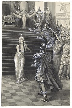 Cleopatra greets Antony.jpg