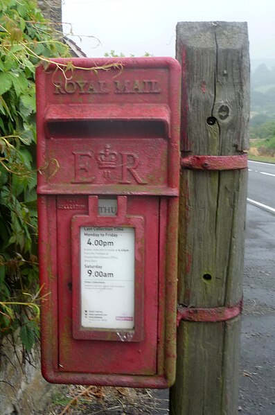 File:Close up, Elizabeth II postbox on Amber Lane, Kelstedge - geograph.org.uk - 5055953.jpg