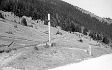 Vue du col du Corbier en 1961 avant la création de la station.