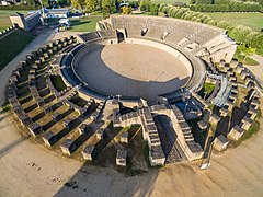 Didaktisch: Amphitheater im Archäologischen Park Xanten