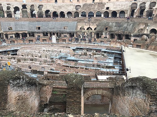 Colosseum (inside) in Rome