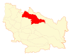 Location of San carlos commune in Biobío Region