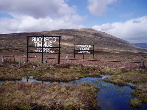 The summit at Corrour