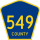 County Route 549 Spur marker