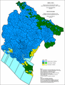 Religious structure of Montenegro by settlements 1914