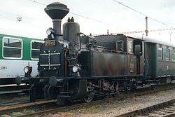Lokomotiva 313.432 v Děčíně