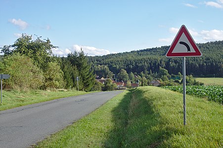 Route vers Darmyšl.