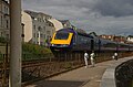 2013-07-15 43003 leads a First Great Western HST set along the Dawlish sea front.