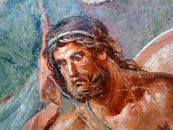 Amphitryon, detail of antique fresco from Herculaneum.