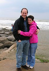 Diane Coyle with her husband Rory Cellan-Jones at Southerndown in May 2006 Diane and Rory Cellan-Jones.jpg