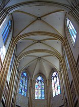 Fünf-Achtel-Schluss der Kathedrale von Dijon