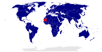 Diplomatic relations of Mauritania.svg