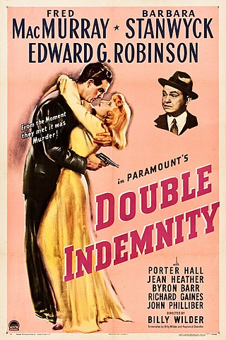 <i>Double Indemnity</i> 1944 film by Billy Wilder