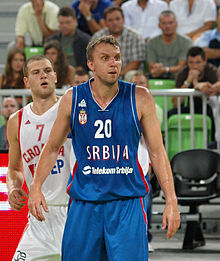 סבאנוביץ' במדי נבחרת סרביה, 2011