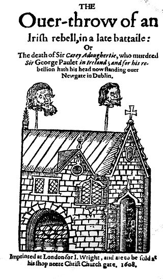 <span class="mw-page-title-main">O'Doherty's rebellion</span> Failed rebellion in 1608 in Ulster, Ireland