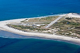 <span class="mw-page-title-main">Heligoland Airfield</span> Airfield serving Heligoland island, Schleswig-Holstein, Germany