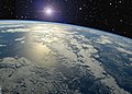 Earth Horizon with UFO or Star (6143616487).jpg