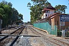 Eastern line adjacent Merredin station museum 2014.jpg