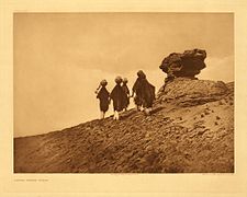 Acoma water girls by Edward S. Curtis